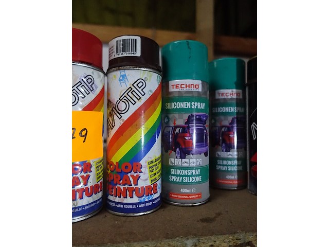 11 diverse spuitbussen - afbeelding 4 van  5