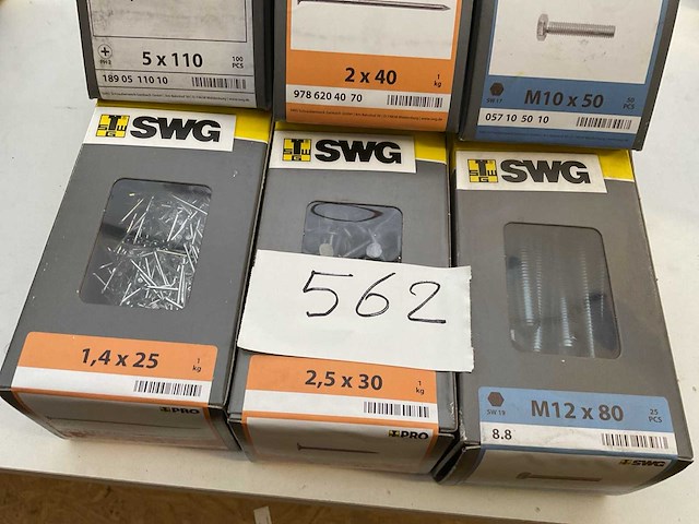 11 dozen bouten en nagels - afbeelding 3 van  6
