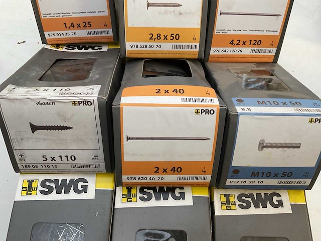 11 dozen bouten en nagels - afbeelding 4 van  6