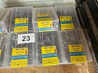 11 dozen hout schroeven met bits - afbeelding 4 van  5