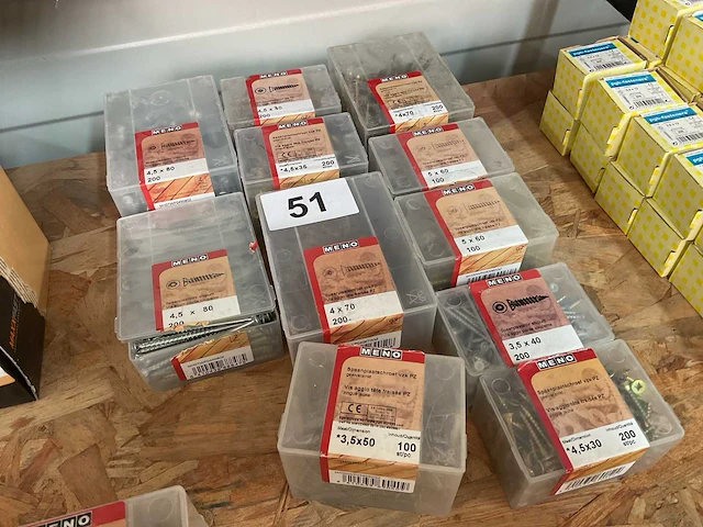 11 dozen hout schroeven - afbeelding 1 van  5