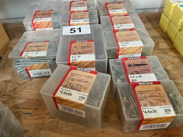 11 dozen hout schroeven - afbeelding 2 van  5