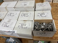 11 dozen inox hout schroeven en bouten - afbeelding 2 van  5