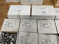11 dozen inox hout schroeven en bouten - afbeelding 4 van  5