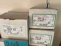 11 dozen inox houtdraadbouten; schroeven - afbeelding 3 van  4