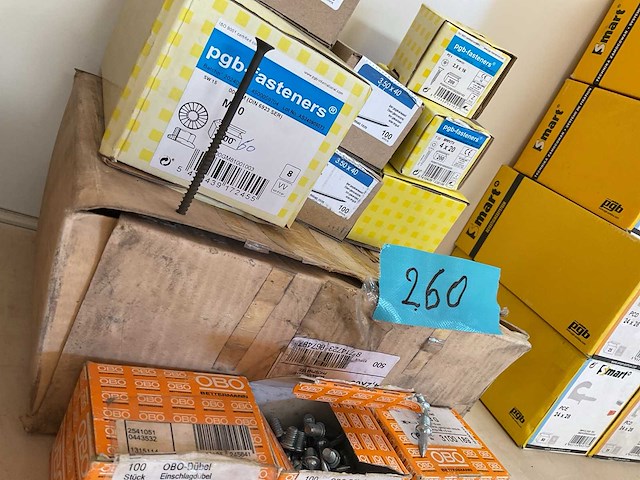 11 dozen puntduimen; schroeven; bevestigingsmaterialen - afbeelding 8 van  8