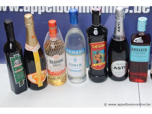 11 flessen diverse sterke dranken - afbeelding 3 van  3