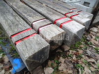 11 houten veiligheidspalen - afbeelding 2 van  3