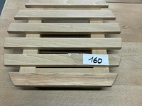11 houten verrijdbare onderstellen voor plant - afbeelding 1 van  2
