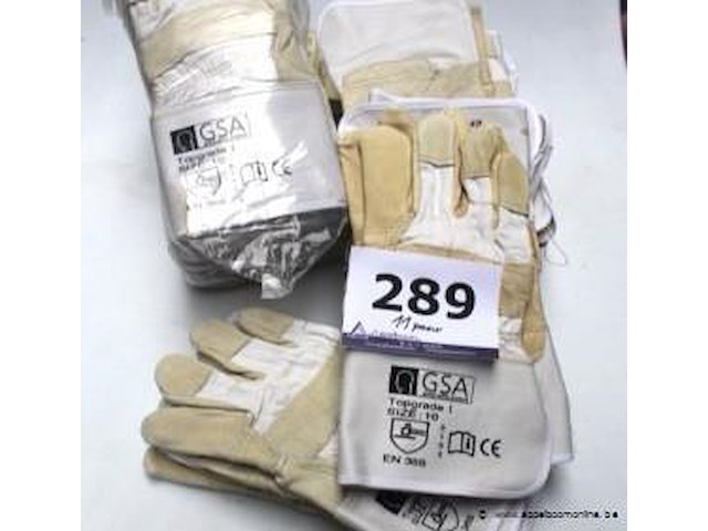 11 paar werkhandschoenen artelli topgrade 1, m 10 - afbeelding 1 van  2