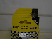 11 pakjes nietjes 10mm - afbeelding 3 van  3