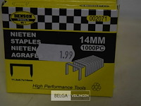 11 pakjes nietjes 14mm - afbeelding 3 van  3