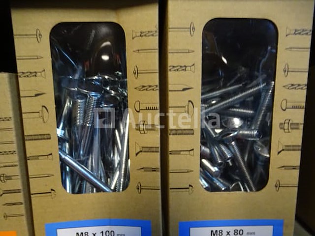 11 rijen dozen (schroeven, bouten, .. zie details) - afbeelding 12 van  21