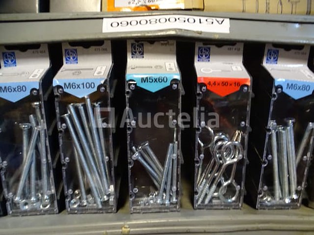 11 rijen dozen (schroeven, bouten, .. zie details) - afbeelding 8 van  21