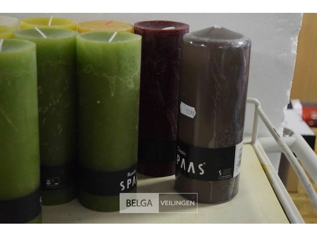11 spaas kaarsen - afbeelding 3 van  3
