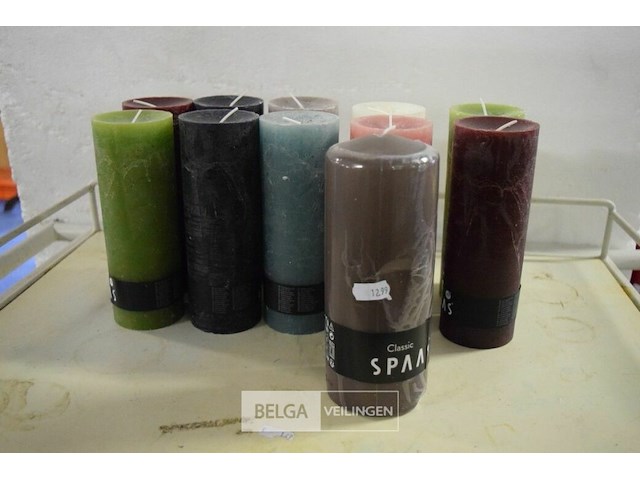 11 spaas kaarsen - afbeelding 1 van  2