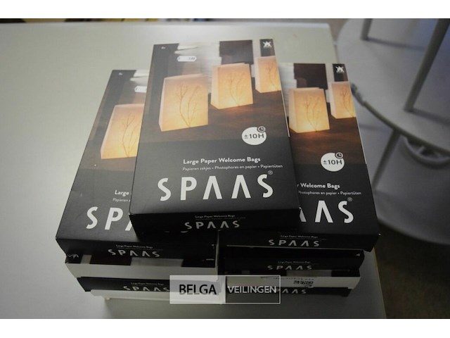 ± 11 st spaas welcome bags met kaarsjes - afbeelding 1 van  3