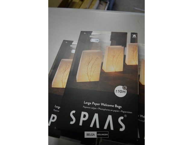 ± 11 st spaas welcome bags met kaarsjes - afbeelding 2 van  3