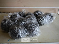 11 stalen schuursponsjes - afbeelding 1 van  1