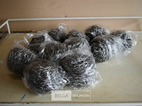 11 stalen schuursponsjes - afbeelding 1 van  2