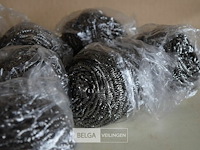 11 stalen schuursponsjes - afbeelding 2 van  2