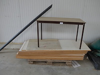 11 tafelbladen afm. 1,90m x 0,80m
