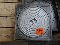 11 x alu deksel toezichtput ø200mm km=250x250mm - afbeelding 1 van  2