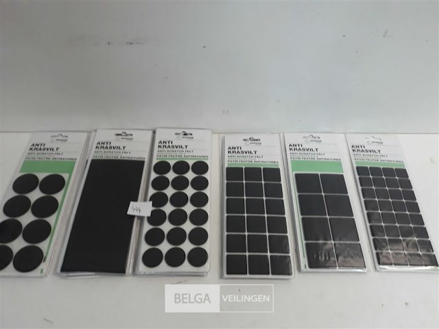 11 x antikrasvilt zwart mix - afbeelding 2 van  3