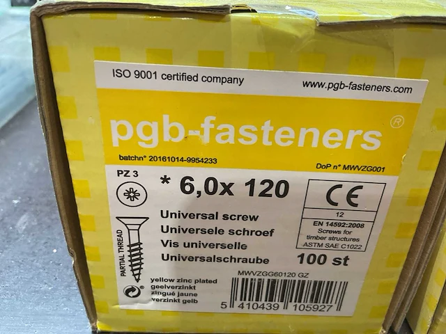 11 x dozen spaanplaat schroeven; nagels; houtdraadbouten; bloknagels - afbeelding 8 van  8