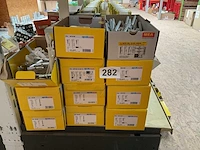 11 x dozen universele kozijnpluggen; nagelpluggen; nylon hollewandpluggen