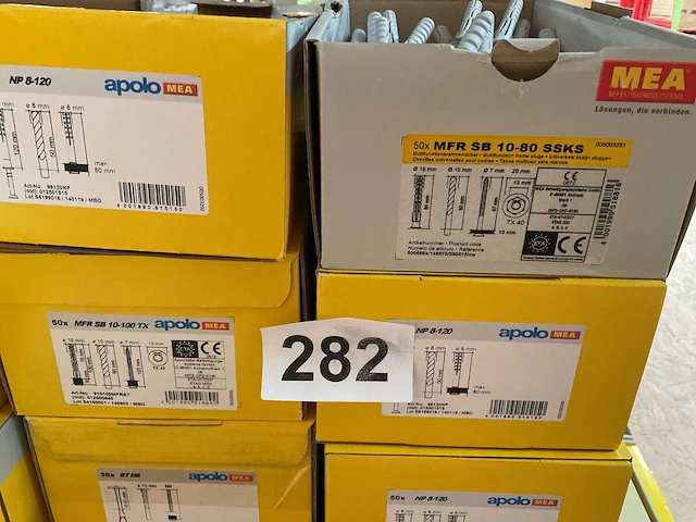11 x dozen universele kozijnpluggen; nagelpluggen; nylon hollewandpluggen - afbeelding 8 van  15