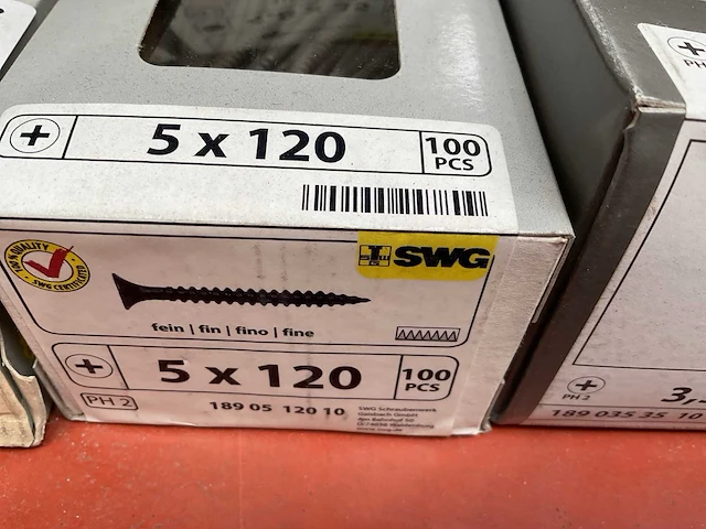 11 x dozen zwarte schroeven; schroeven met boorkop en afdekplaatje - afbeelding 3 van  8