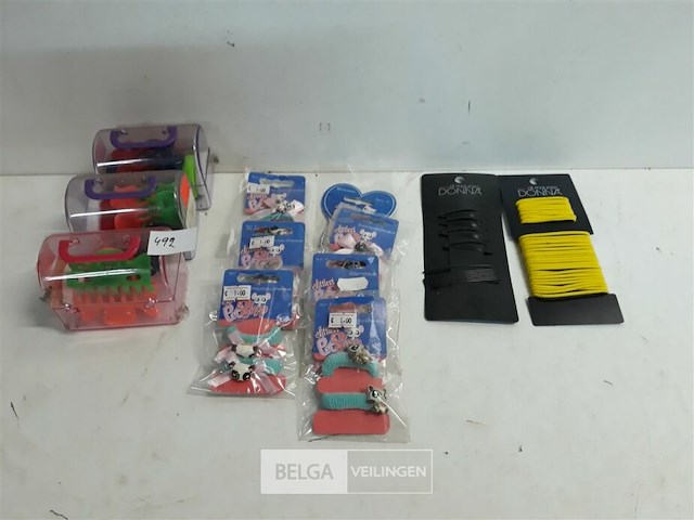 11 x haarbandjes / clips mix - afbeelding 2 van  3