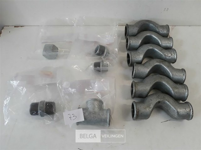 11 x hulpstukken ¾ galva - afbeelding 1 van  3