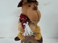 11 x kerstfiguur op vogelhuisje 11 cm 3 assorti - afbeelding 3 van  3