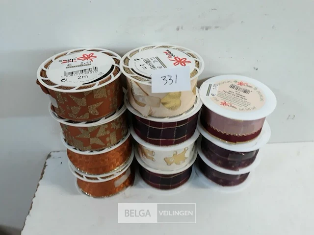 11 x kerstlint mix - afbeelding 2 van  3