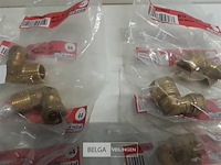 11 x knelkoppeling bocht koper 12 mm ½ 2 assorti - afbeelding 3 van  3