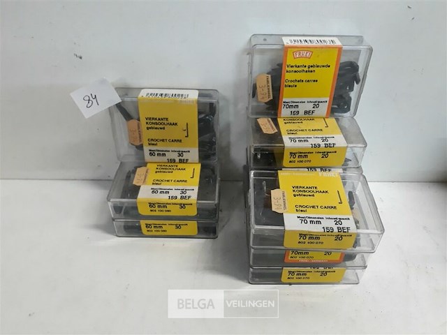 11 x konsoolhaken staal 60-70 mm - afbeelding 1 van  3