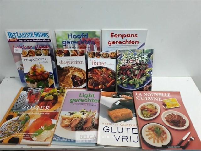 11 x kookboek 10 verschillende - afbeelding 1 van  3
