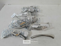 11 x meubelgreep inox gebogen 94 mm - afbeelding 1 van  3
