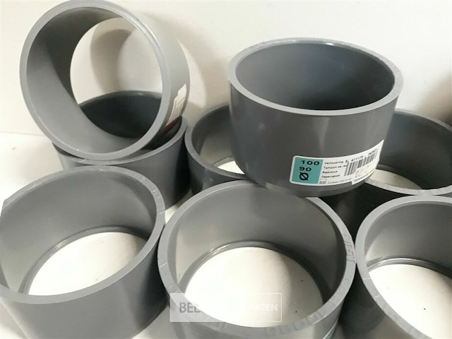 11 x verloop 100-90 pvc lijmverbinding - afbeelding 3 van  3