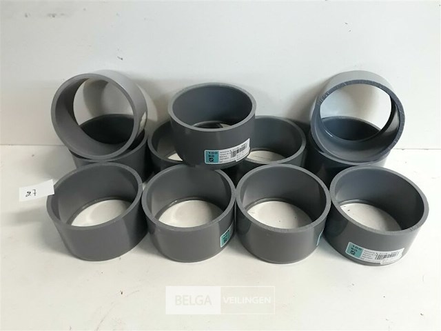 11 x verloop 100-90 pvc lijmverbinding - afbeelding 2 van  3