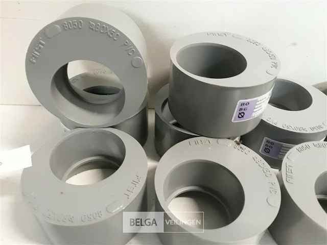 11 x verloop 80-50 pvc lijmverbinding - afbeelding 3 van  3