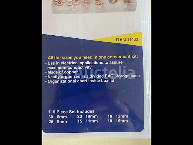 110 delige koperringen set - afbeelding 3 van  4