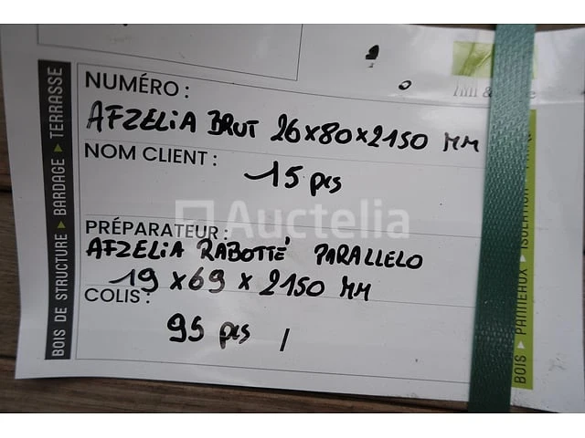 110 platen van afzélia - afbeelding 5 van  5