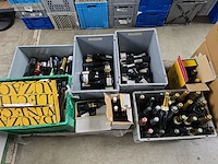 (110x) fles(sen) diverse wijnen & mousserende...