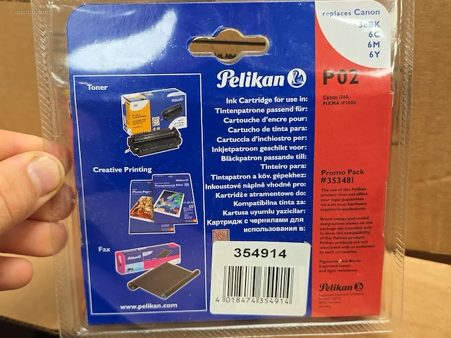 (110x) inktpatronen voor printers pelikan p02 - afbeelding 3 van  5