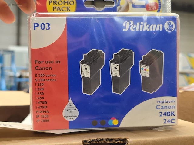 (110x) inktpatronen voor printers pelikan p03 - afbeelding 1 van  4