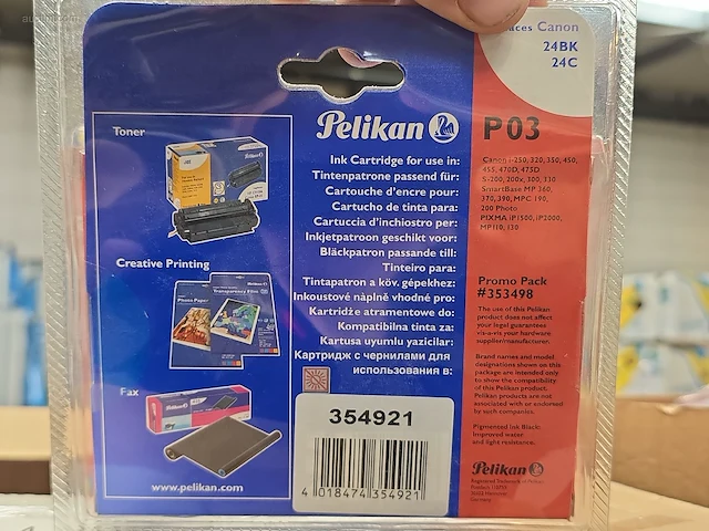 (110x) inktpatronen voor printers pelikan p03 - afbeelding 3 van  4