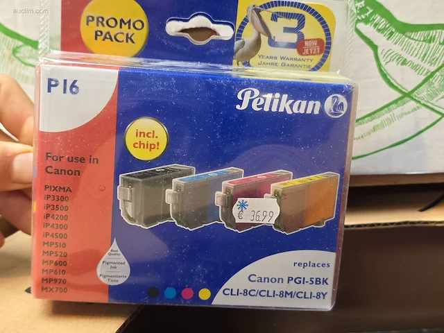 (110x) inktpatronen voor printers pelikan p16 - afbeelding 1 van  4